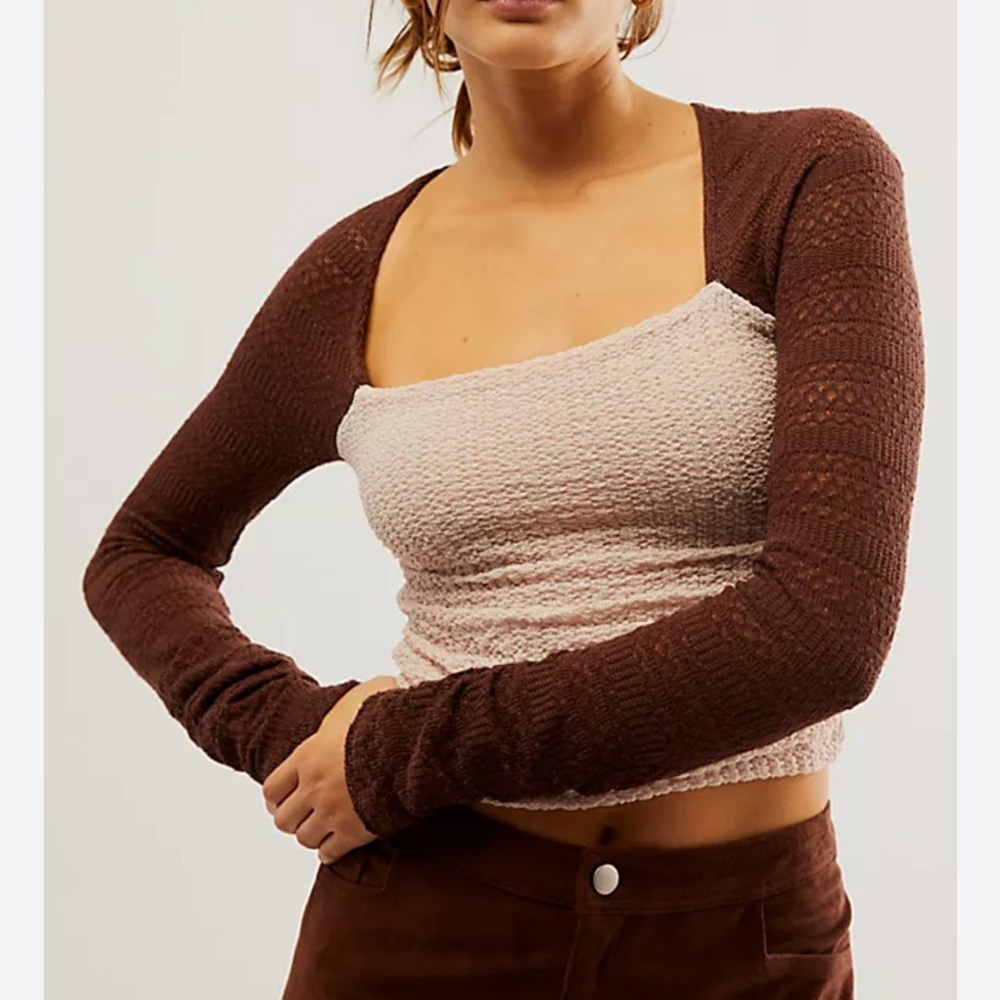 Warming Up Free People Top